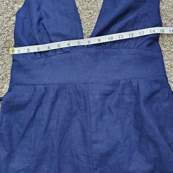 NWT Modcloth Navy Blue Halter Romper - Picture 8 of 10